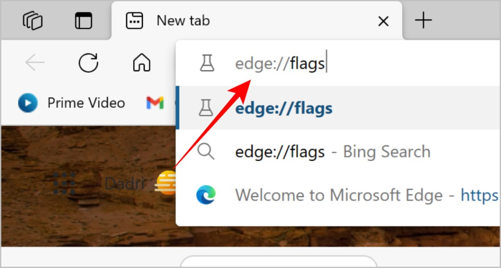 Флаги Edge на Edge