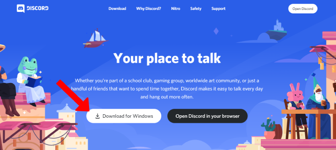 Загрузите настольное приложение Discord