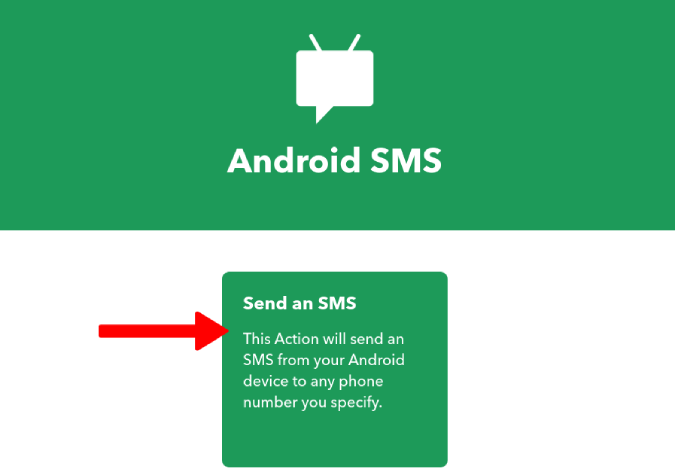 Отправьте SMS через Android SMS