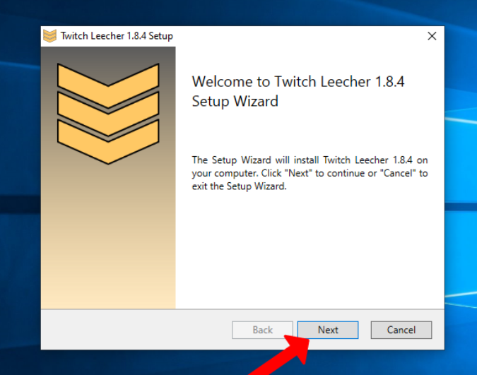 Установка Twitch Leecher в Windows