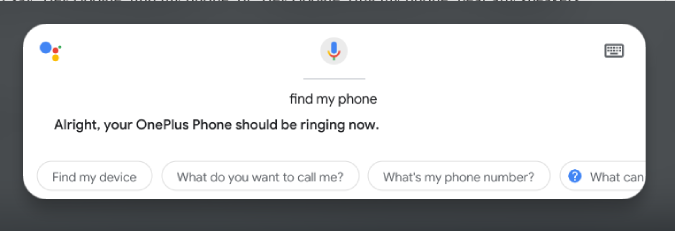 Нахождение моего устройства с помощью Google Assistant