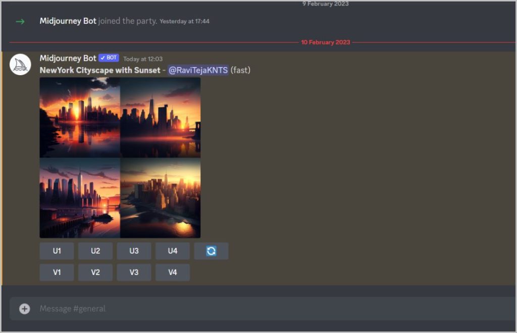 Изображения, созданные с помощью бота Midjourney Discord