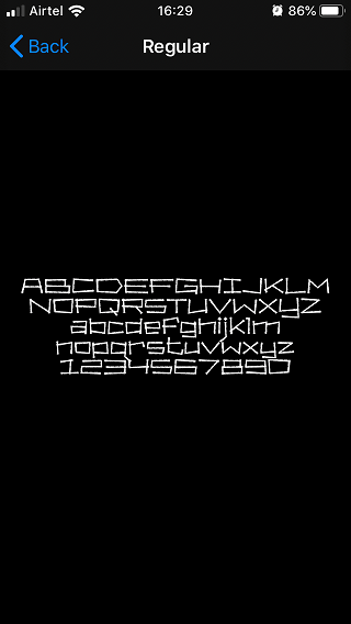 проверить типографику пользовательского шрифта