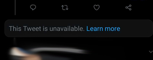 изображение, показывающее этот твит, недоступно