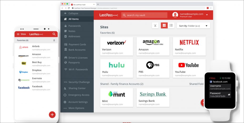 менеджер паролей Lastpass