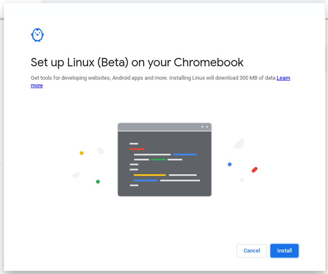 Установка Linux на ChromeOS