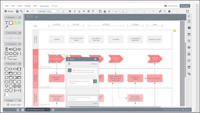 lucidchart для команд Microsoft