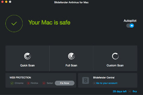защита от вредоносных программ для Mac — Bitdefender