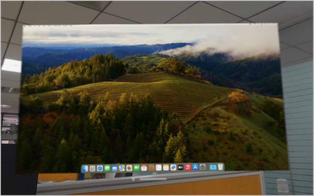 Mac на Apple Vision Pro