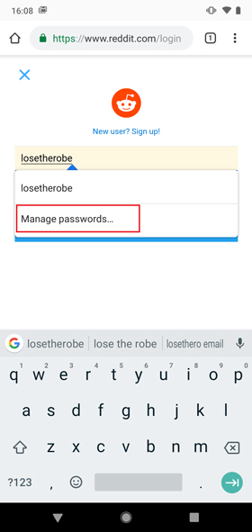как проверить сохраненный пароль в мобильном Chrome - управлять