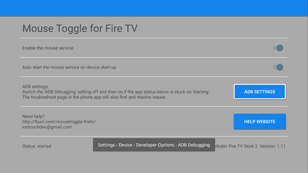лучшие приложения Firestick — Mouse Toggle