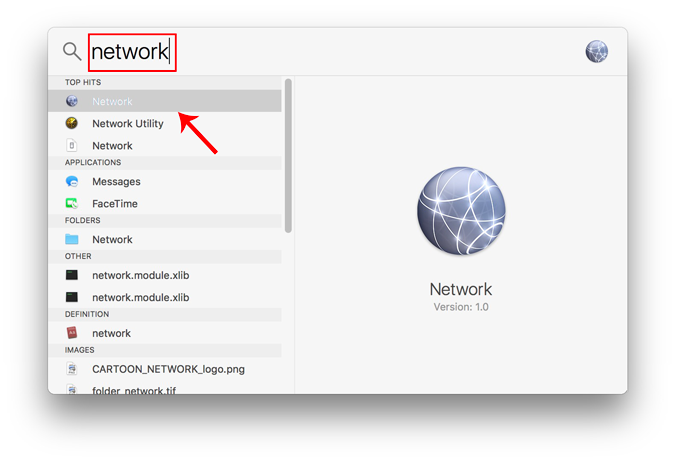 network_on_spotlight