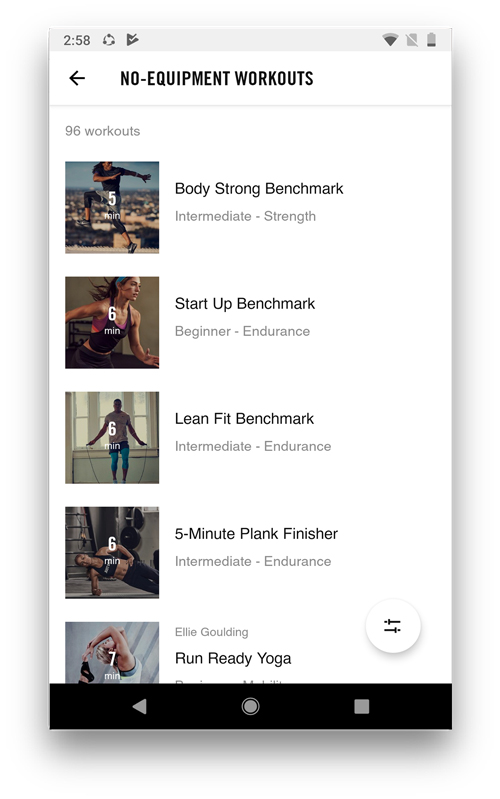 Nike Training Club — приложения для тренировок на Android и ios