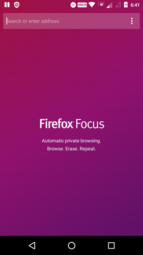 Браузер для Android с открытым исходным кодом — Firefox Focus