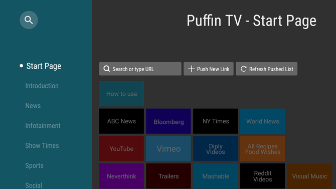 Лучшие веб-браузеры для Android TV — Puffin TV