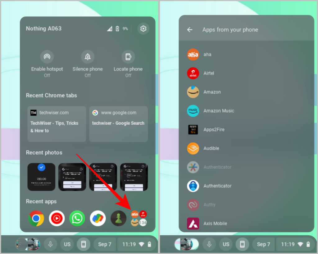 Открытие приложений Android для потоковой передачи на Chromebook