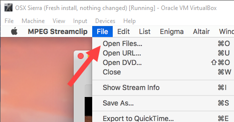 удалить звук из видео - выбрать открытый файл mpeg, оптимизировать