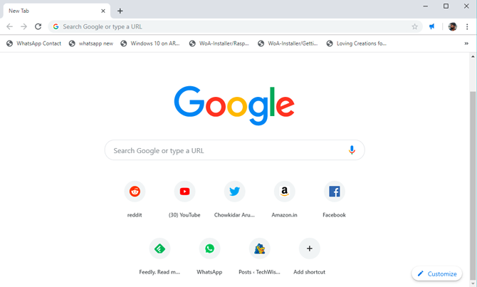 собственный фон в Google Chrome — готово