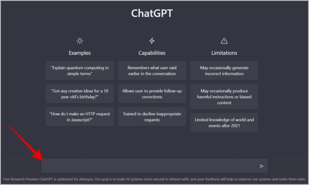 Общение с ChatGPT