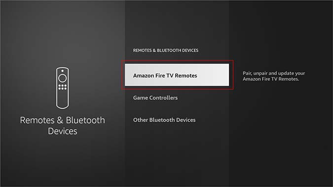 Пара новых Bluetooth-пультов в Fire TV Stick