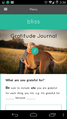Приложение самопомощи - 10 - Журнал благодарности