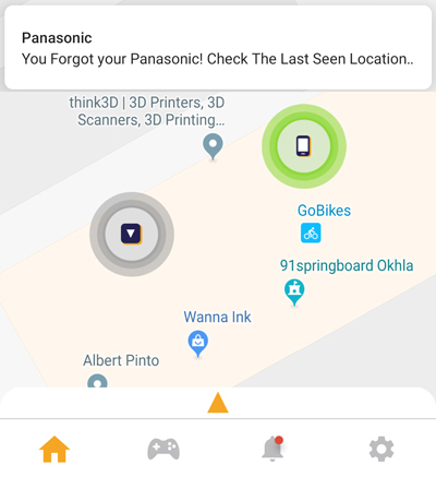 Panasonic Seekit Edge Review - индикатор разделения