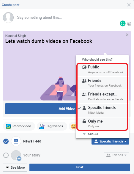 Facebook Watch Party – Поделиться