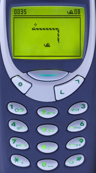 старая игра Nokia Snake