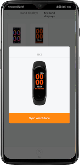 как установить приложение-watchface-from-mi-band 4-watch face-app