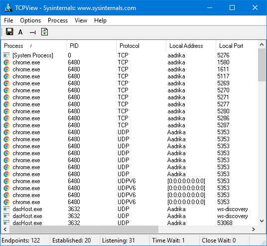 sysinternals-инструменты-tcpview