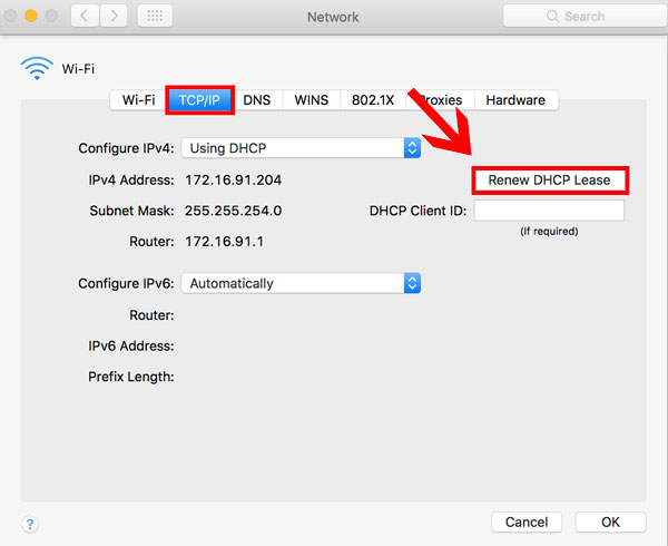 как сбросить TCP/IP