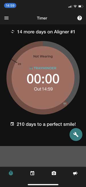 Trayminder - напоминание о ношении ретейнера и Invisalign