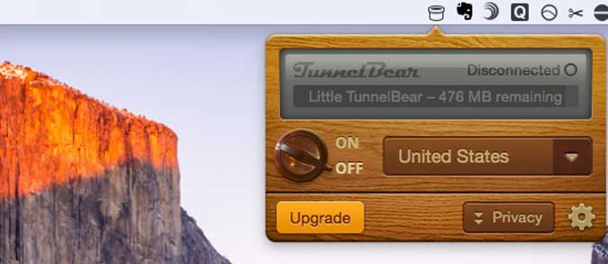 туннельBear-on-Mac