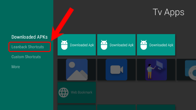tv-repo-leanback-shortcuts-tab
