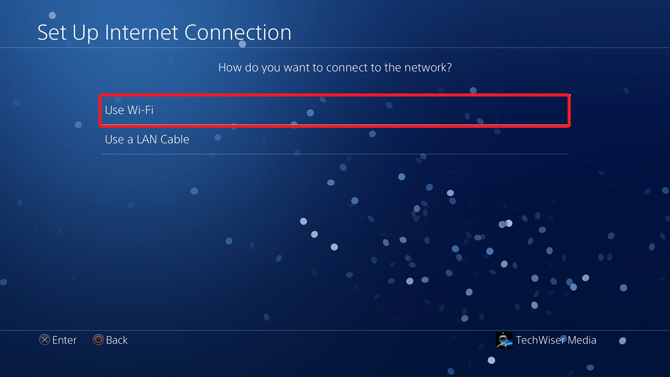 сменить DNS на PS4 - использовать Wi-Fi