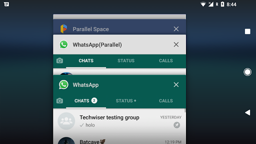 Приложения Android для WhatsApp – Parallel Space