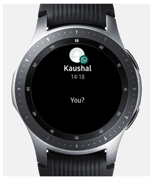 WhatsApp от Galaxy Watch