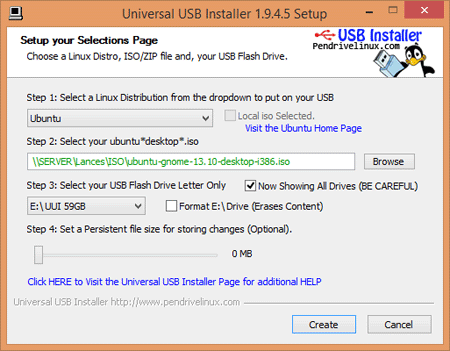 Загрузочный USB-инструмент для Windows — Universal-USB-Installer