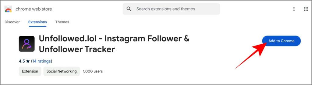 Unfollowed.lol — расширение Instagram Unfollower Tracker для Chrome