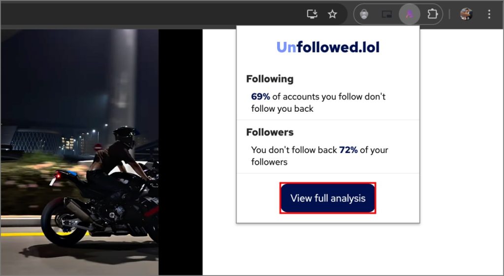 Unfollowed.lol — расширение Instagram Unfollower Tracker для Chrome