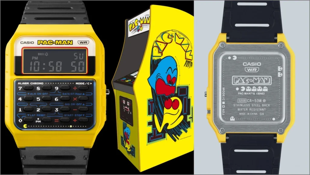 Часы-калькулятор Casio x Pac-Man CA-53WPC-1B