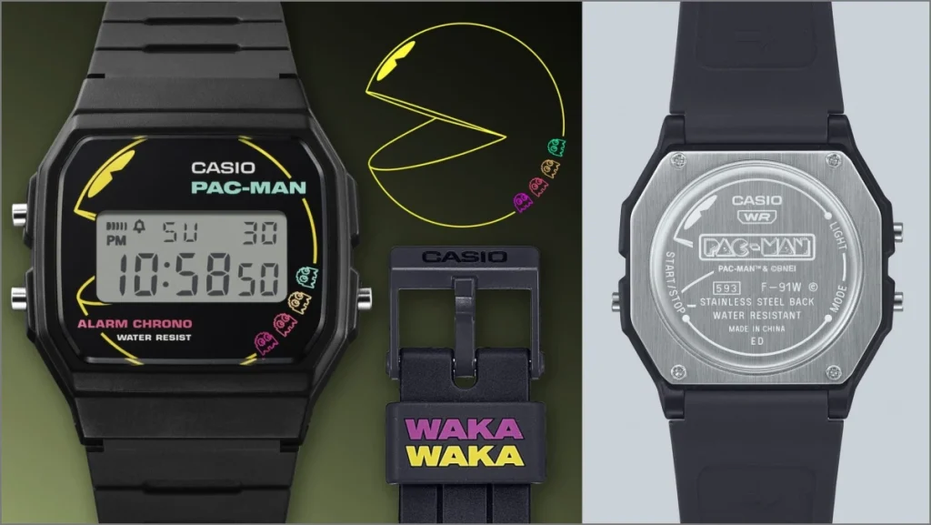 Часы Casio x Pac-Man F-91WPC-1A