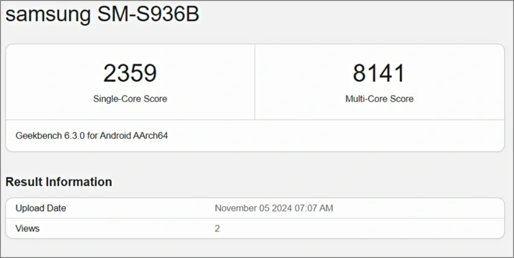 Exynos 2500 слил результаты Geekbench от Galaxy S24 FE