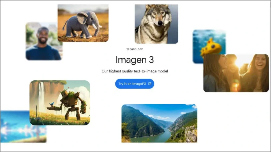 Gemini использует модель генерации изображений Google Imagen 3