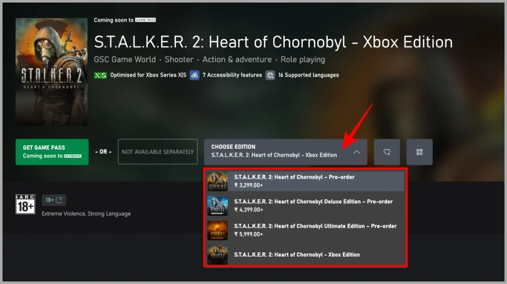 Руководство по предварительной загрузке Stalker 2 на Xbox