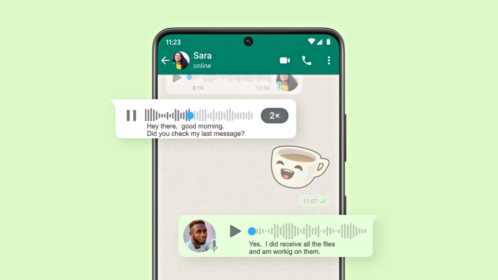 Нет времени слушать? WhatsApp теперь позволяет «читать» голосовые заметки
