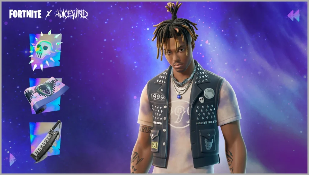 Цена пакета поглощения Juice WRLD Fortnite