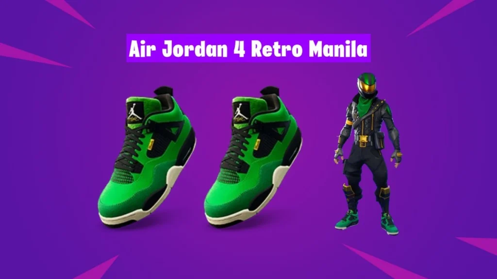 Lucky Rider в зеленых Air Jordan 4 Retro Manila