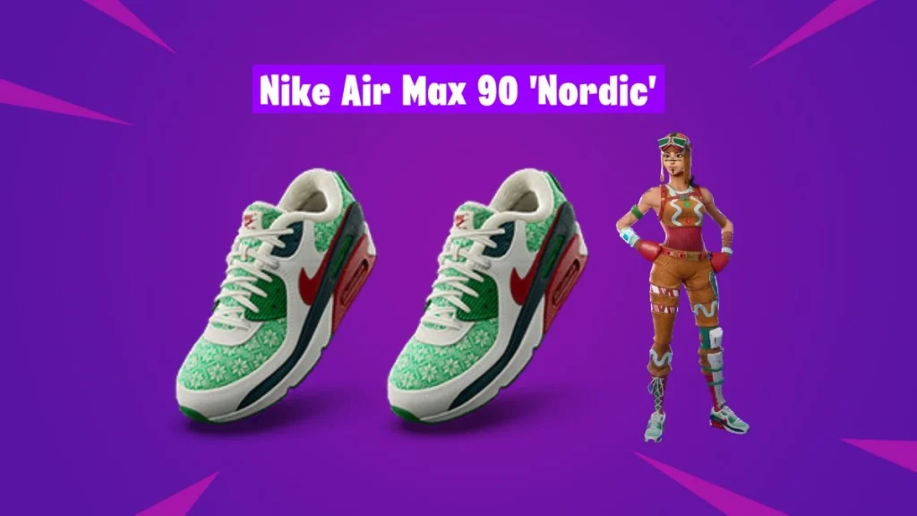 Gingerbread Raider в кроссовках Nike Air Max 90 Nordic