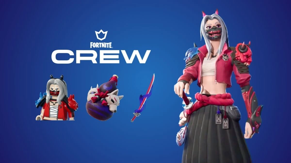 Облик Харуки из «Маски» Fortnite Crew Pack, февраль